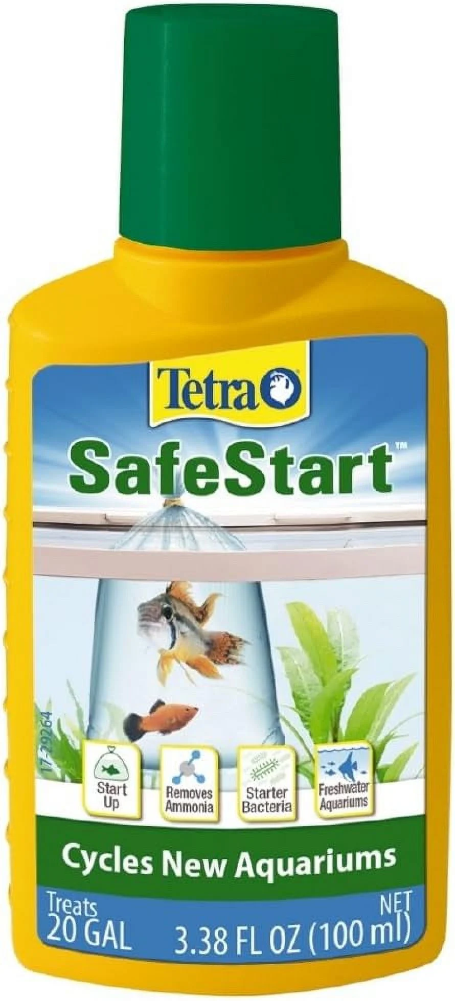 Tetra SafeStart, 3.38 Ounce, For Newly Set-Up Fish Aquariums