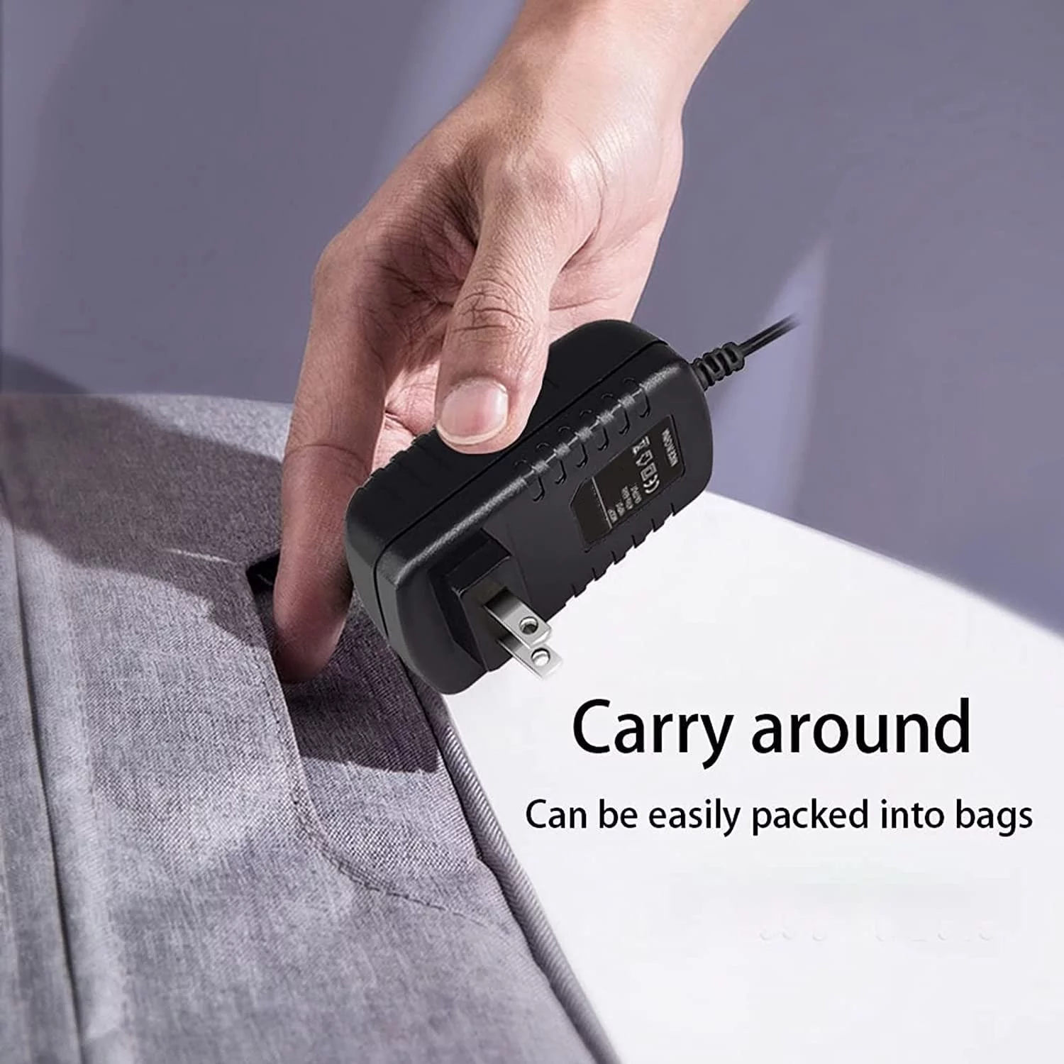 Guy-Tech Global 6V AC / DC Adapter Compatible with 6VDC iTouchless Model IT16RES Stainless Steel Recycle Trash Can LK-DC 060050 E230593 2XW2 Class 2 6 Volts Power Supply Cord Cable Charger