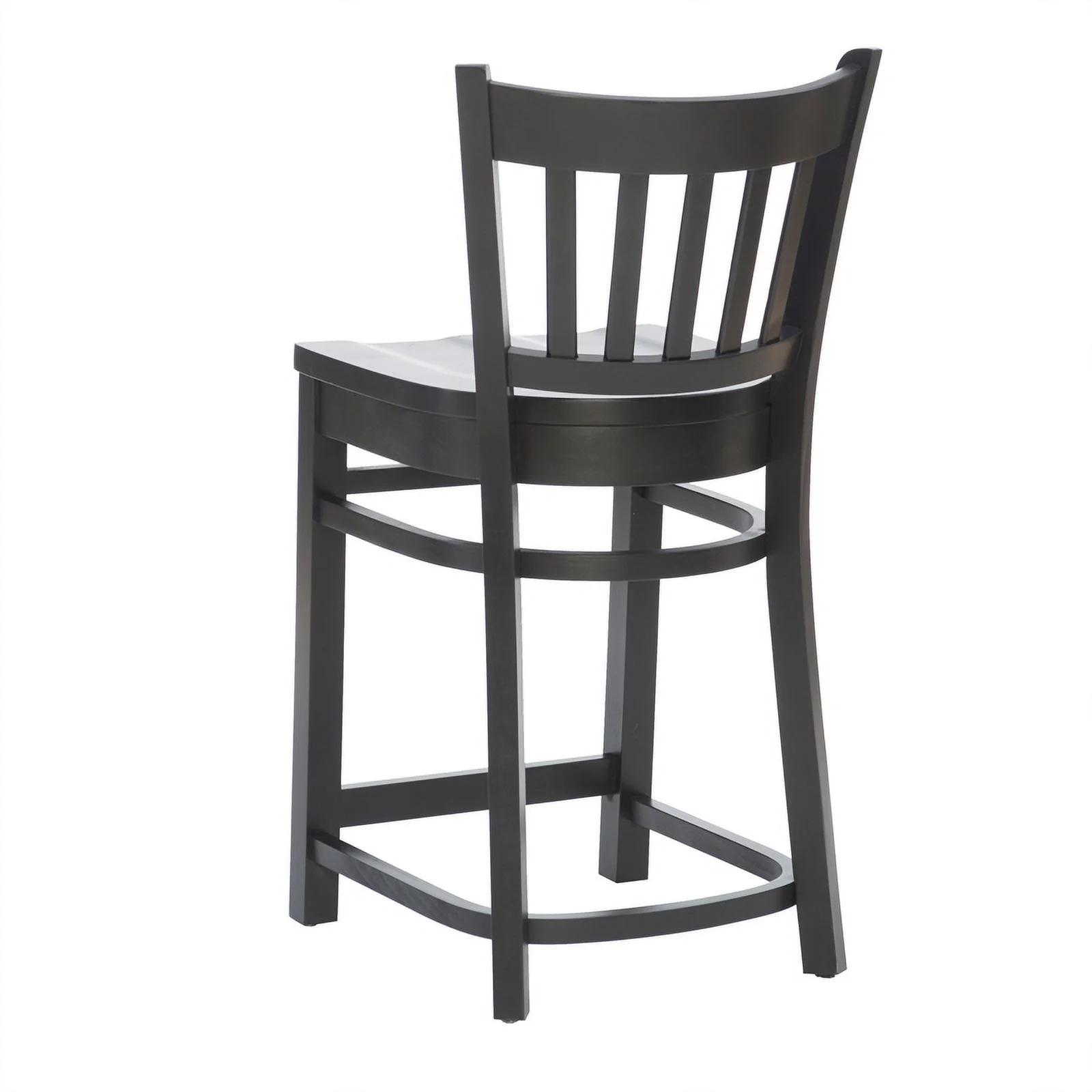 Pemberly Row Solid Beechwood 2 Set Curved Slat Back 24