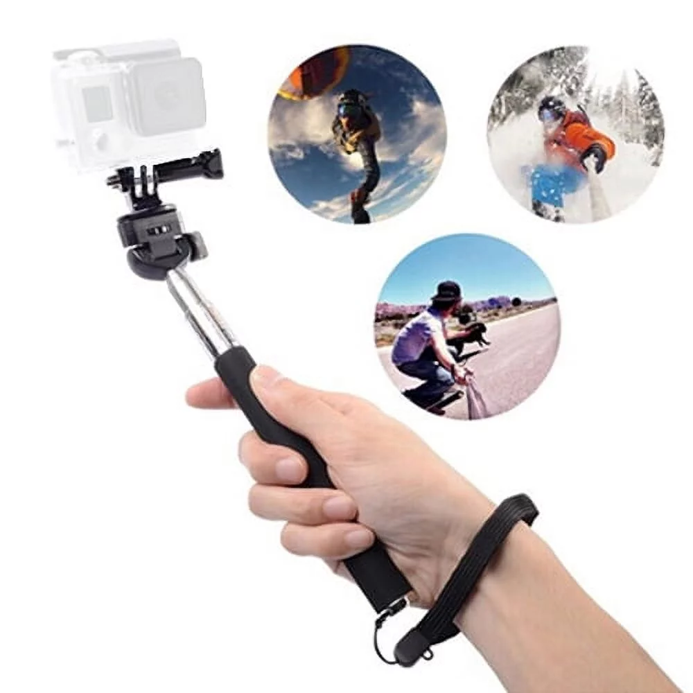 GoPro Hero9 Black 5K Action Camera + Straps + Grips + Mounts - 16GB Bundle Kit