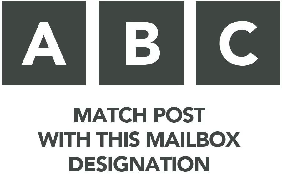 Gibraltar Mailboxes Whitley 4x4 Rust-Proof Plastic White, Cross-Arm Mailbox Post, WP000W01 2-Pack