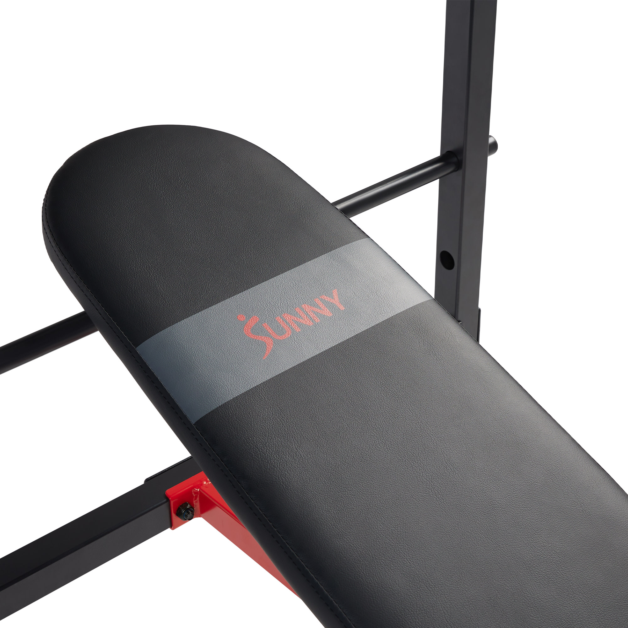 Sunny Health & Fitness Adjustable Standard Incline Weight Bench with Leg Developer and Preacher Curl Attachment - SF-BH623009