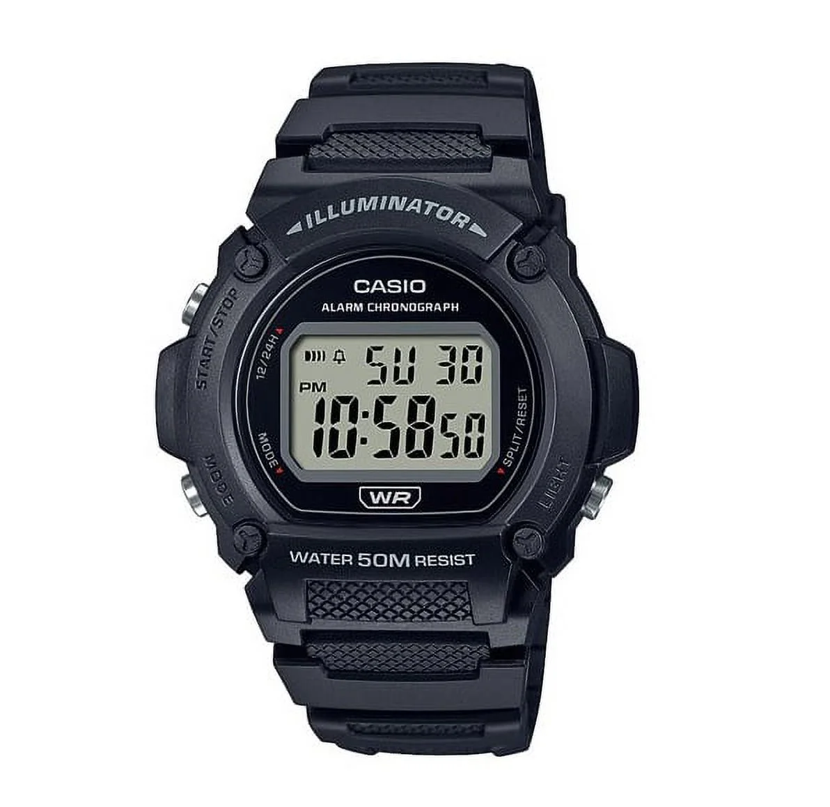 Casio Mens Hd Digital Sports Watch, Black