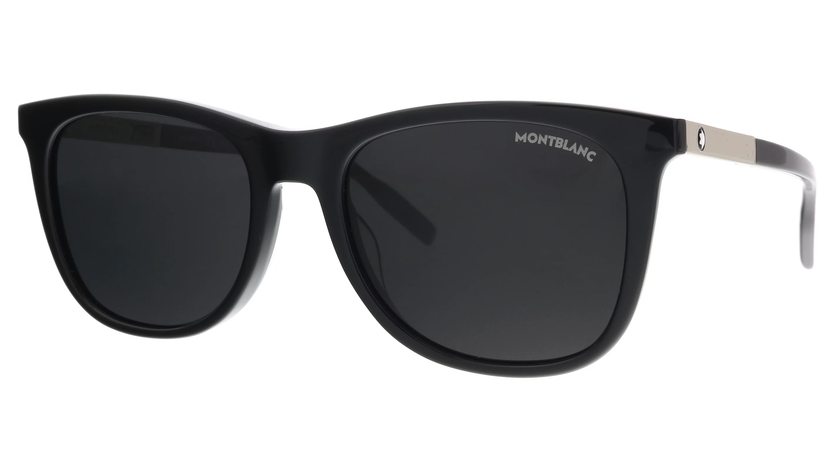 Montblanc MB0017S-005 Black Rectangle Sunglasses for mens