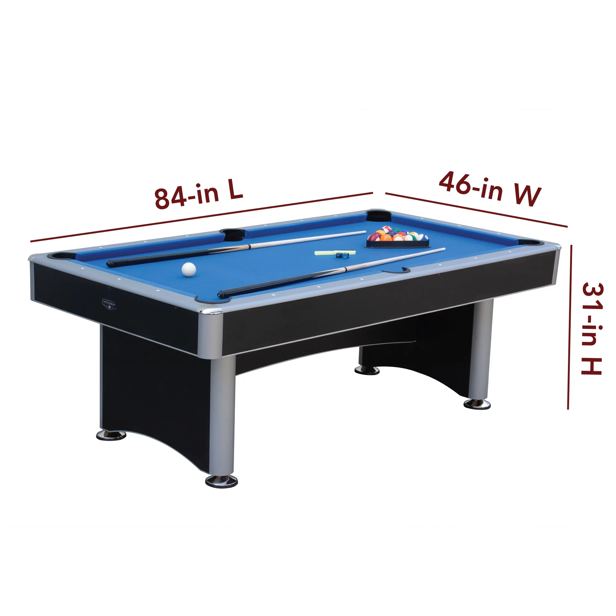Hathaway Maverick II 7 ft. Pool Table with Table Tennis Top