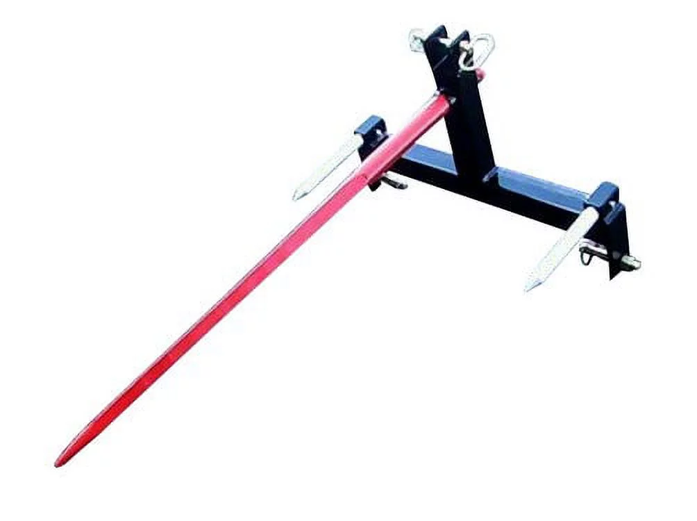 Category 1 Tractor 3 Point Attachment with Hay Bale Spear 49