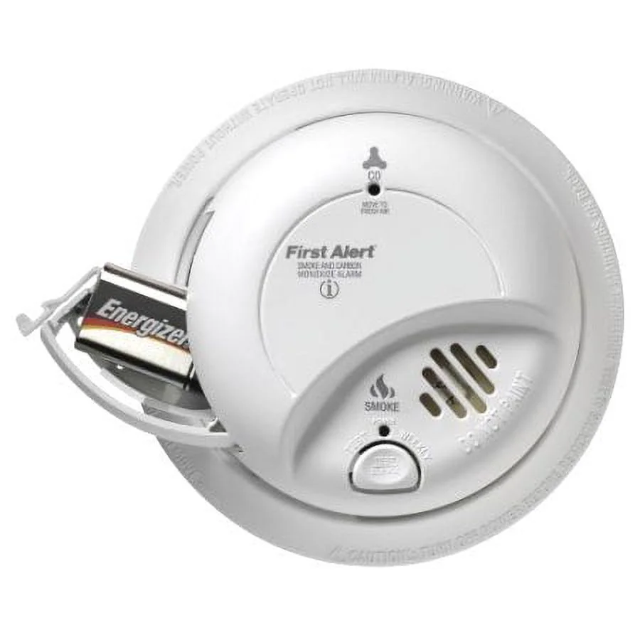 First Alert Direct Wire Combination Smoke And Carbon Monoxide Detector, 120 Volt With 9 Volt Battery Back Up - 12 Pack