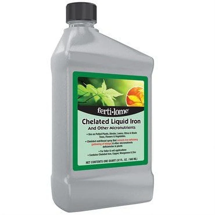 Fertilome (10630) Chelated Liquid Iron and Other Micronutrients (32 oz)