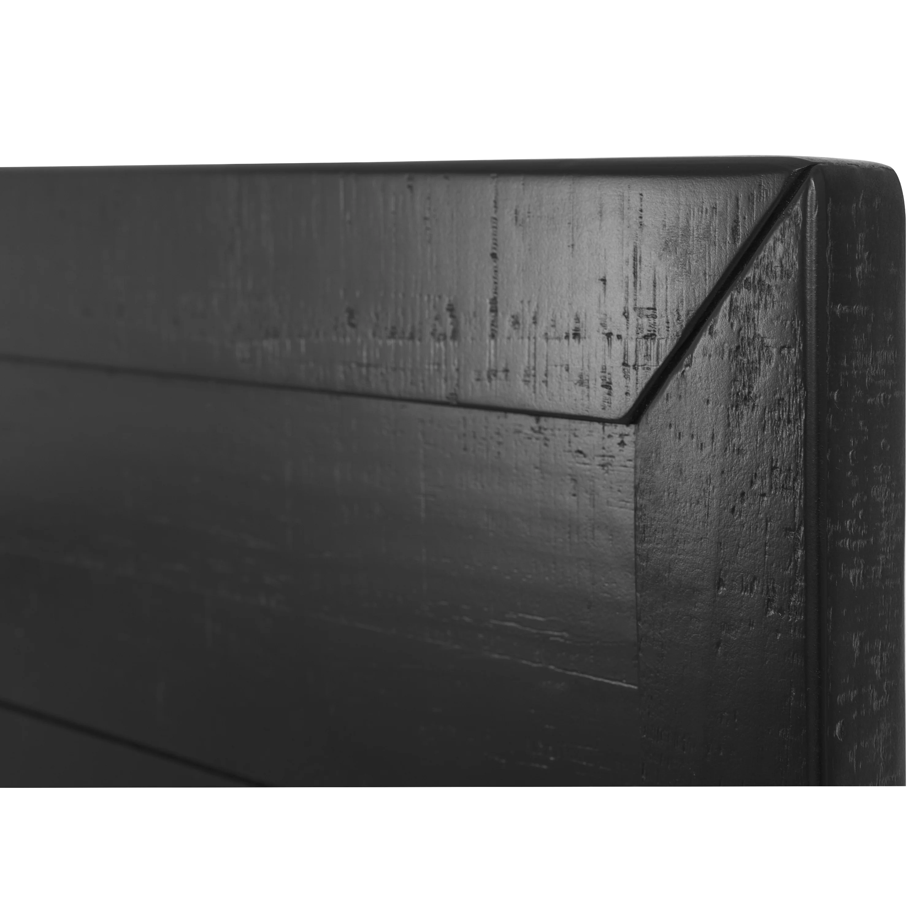 Evolur Stilnovo Mid Century 4 In 1 Convertible Crib In Onyx Black