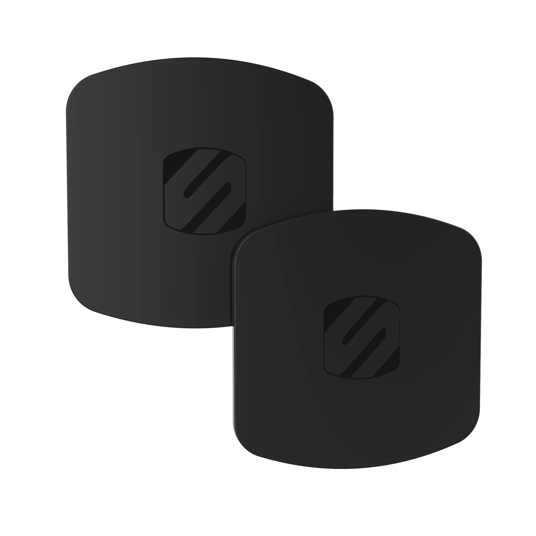 Scosche Mplt44thk2-Bp0 MagicPlate Xl Thick Magnetic Mount Replacement Plate Kit in Black