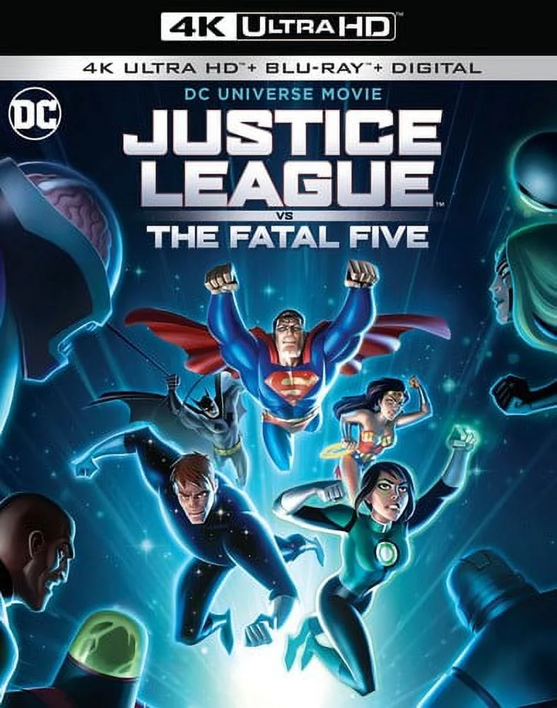 Justice League vs. the Fatal Five (4K Ultra HD + Blu-ray), Warner Home Video, Animation