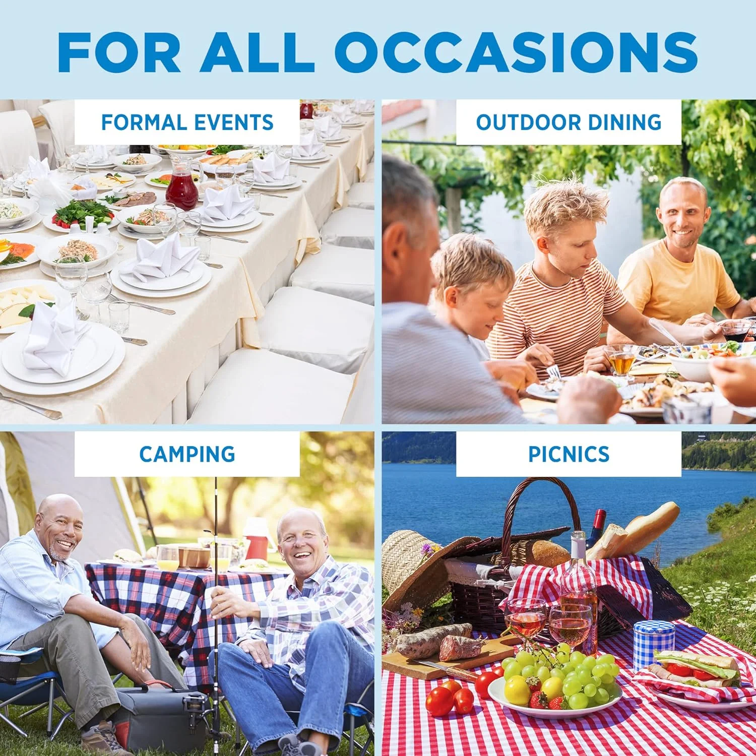 Folding Table 6-Foot X 30 inch, White Plastic