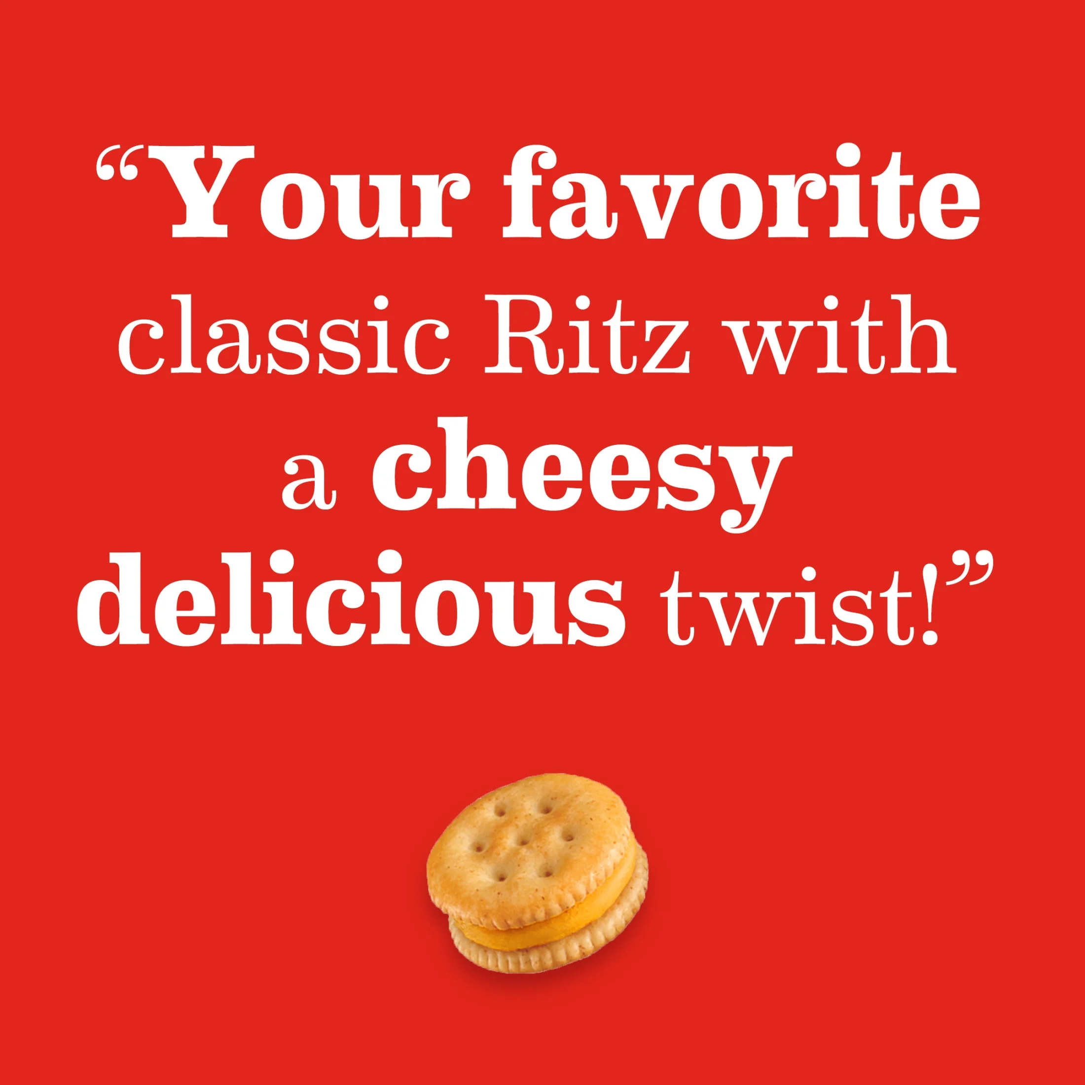 (3 pack) RITZ Bits Cheese Sandwich Crackers, 8.8 oz