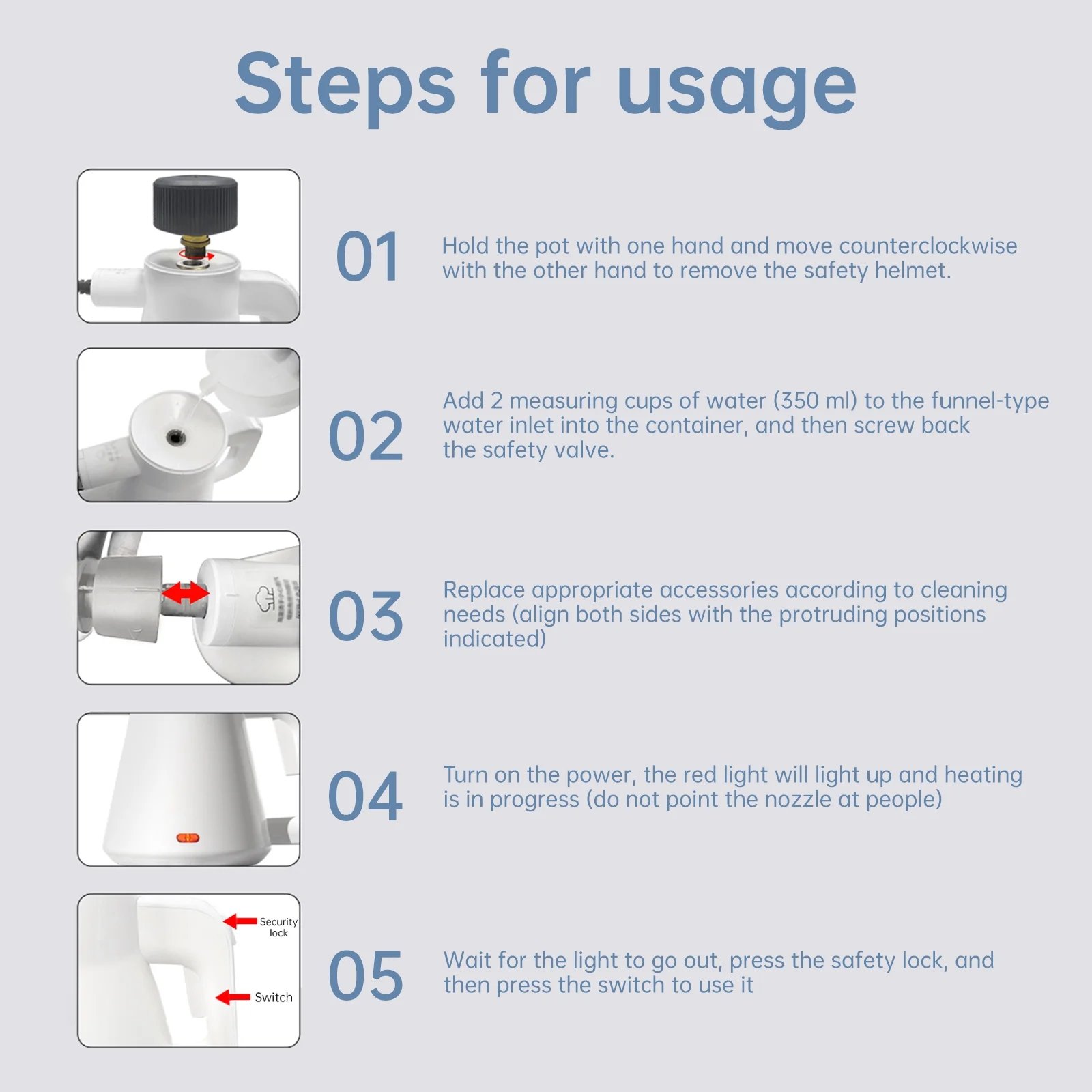 Spirastell Hand-held hanging press,Steamer Kitchen Furniture Bar Temperature Pressurized Cleaner 1000W 3.5 Cleaner Cleaner 7 Kit Chemical-Free Safety Lock 7 Handheld Steam Cleaner Pressurized Cleaner