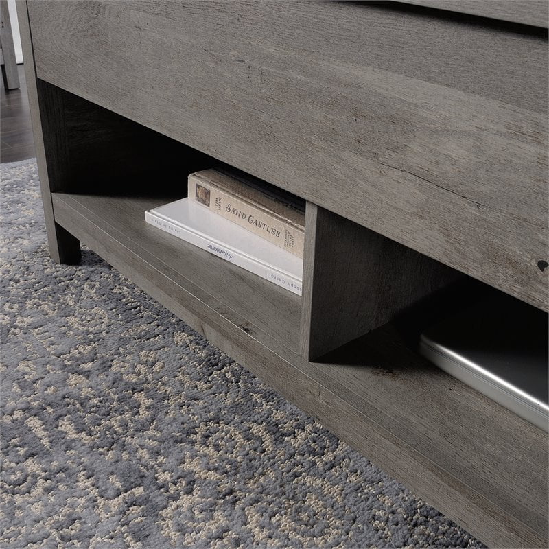 Home Square 2 Piece Wood Furniture Set with 3-Shelf Bookcase and Coffee Table