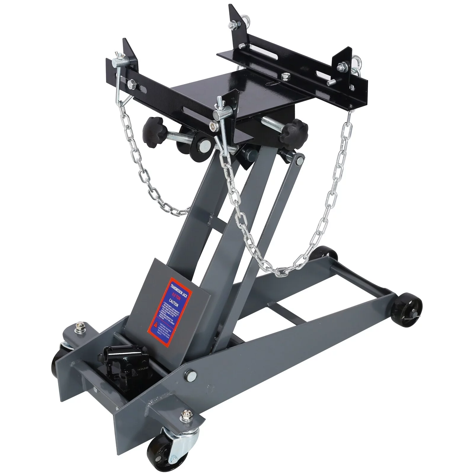 Kahomvis Hydraulic Transmission Service Jack Floor Jack 1000 lb. Capacity Low Profile with Wheels