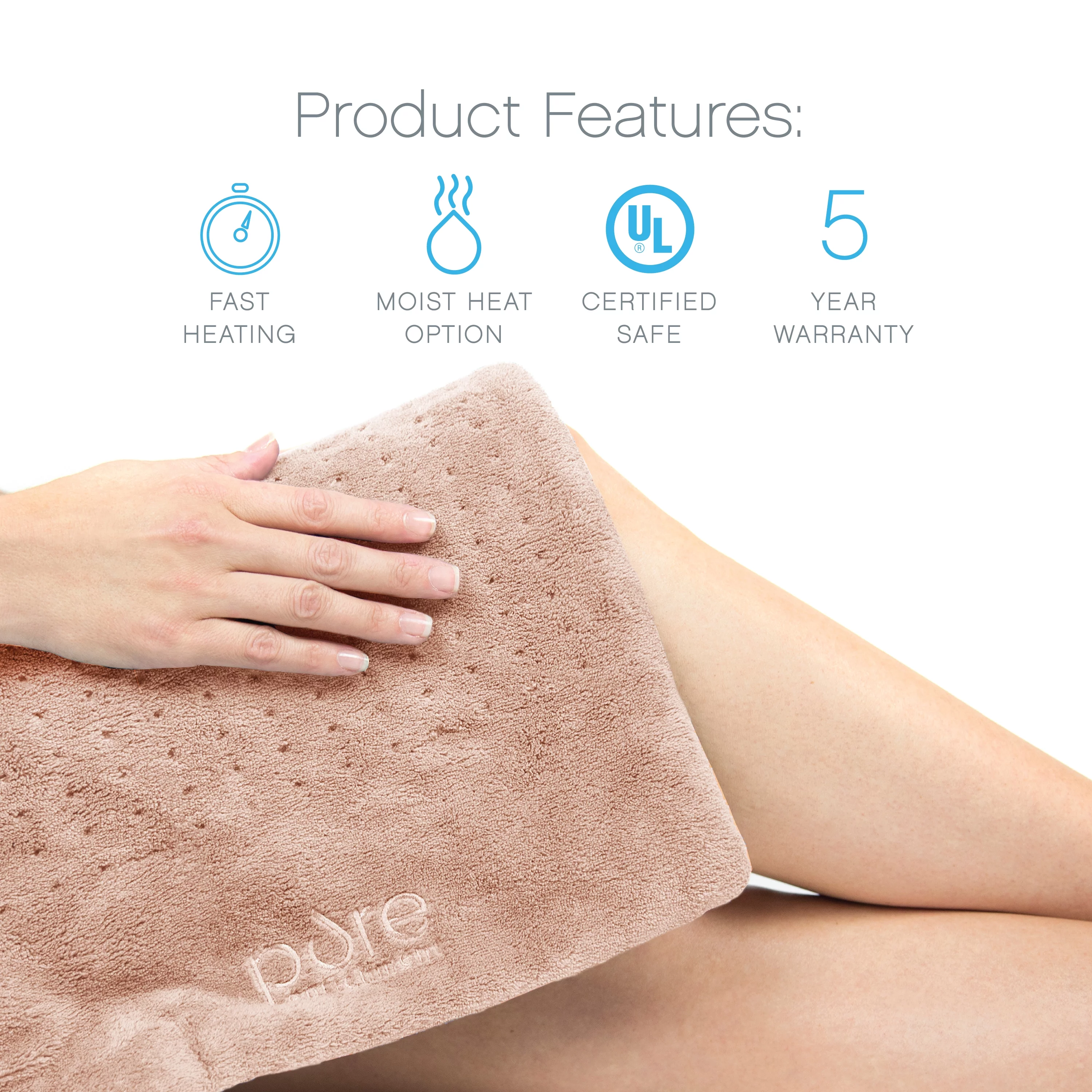 Pure Enrichment PureRelief Deluxe Heating Pad (12