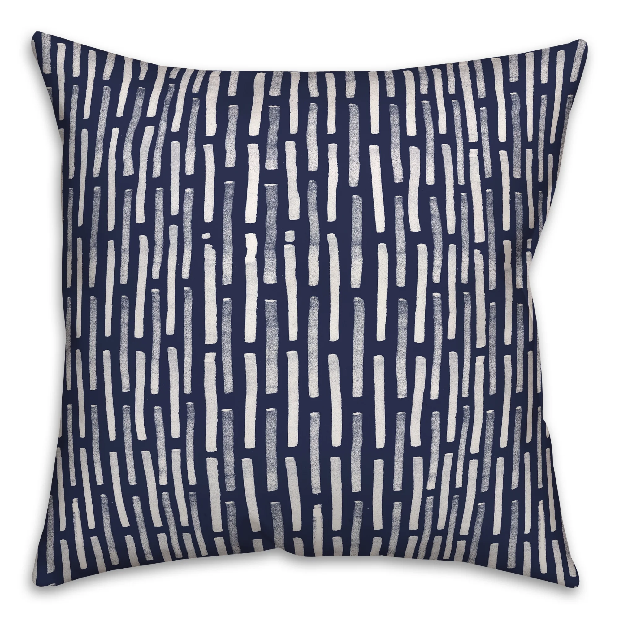Creative Products Navy Lines 18 x 18 Indoor / Outdoor Pillow