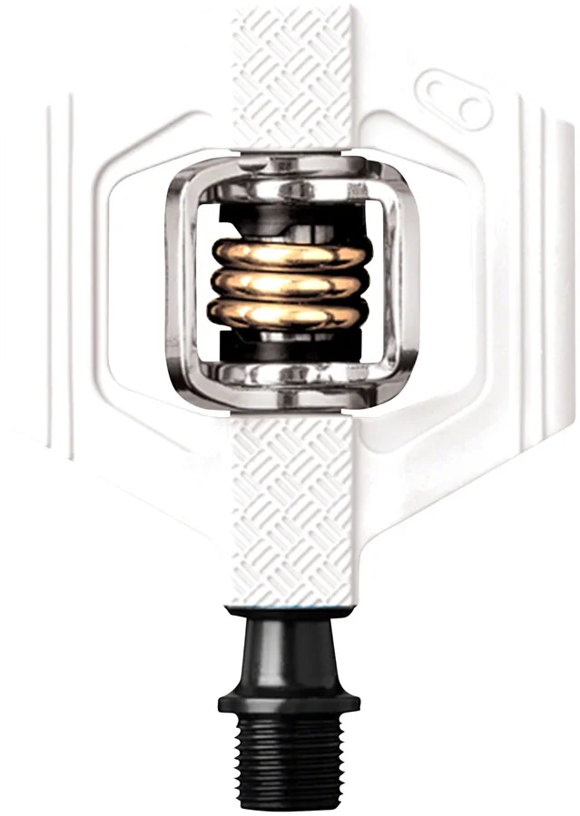 Crank Brothers Candy 1 Pedals - Dual Sided Clipless Composite 9/16 White/Gold