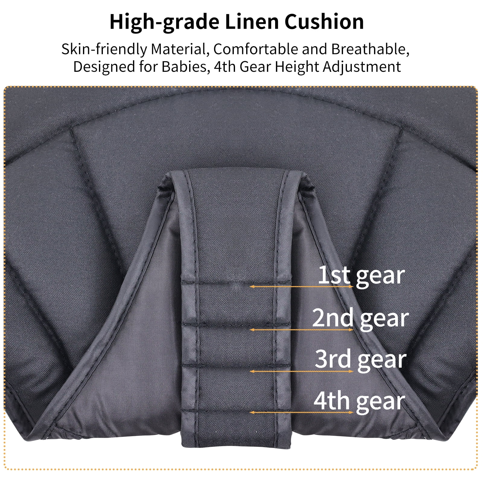 Baby Walker, Baby Walker with Wheels, Foldable 9-Gear Height Adjustable, Baby Walkers and Activity Center with Foot Pads/Mute Wheels, Baby Walkers for Baby Boys and Baby Girls 6-24 Months