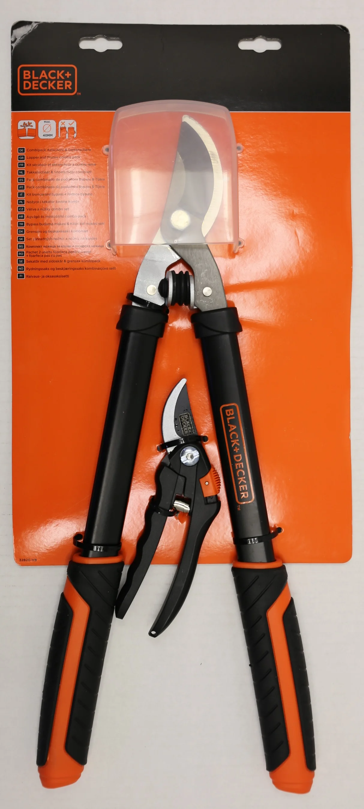 Black & Decker 32820-VB 21-Inch Lopper & 8-Inch Professional Pruner Combo Pack