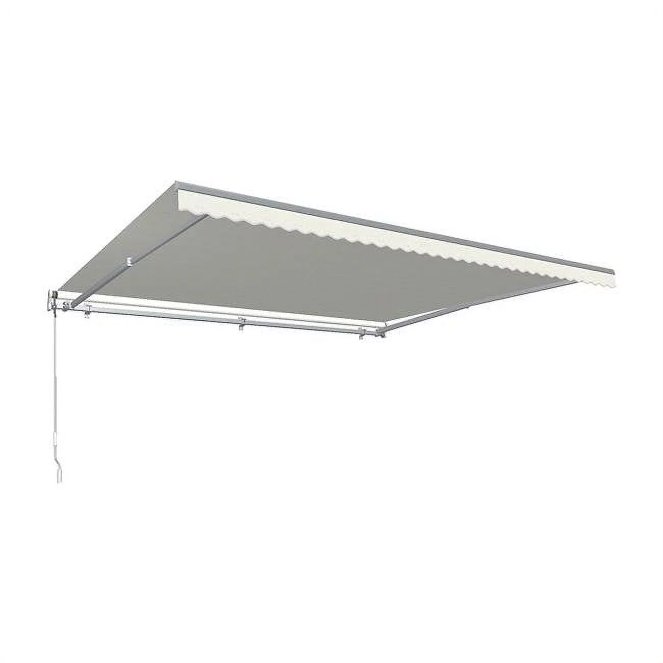 Awntech MTL12-US-OAT 12 ft. Maui Left Motor & Remote Retractable Awning, Oatmeal Spec - 120 in.