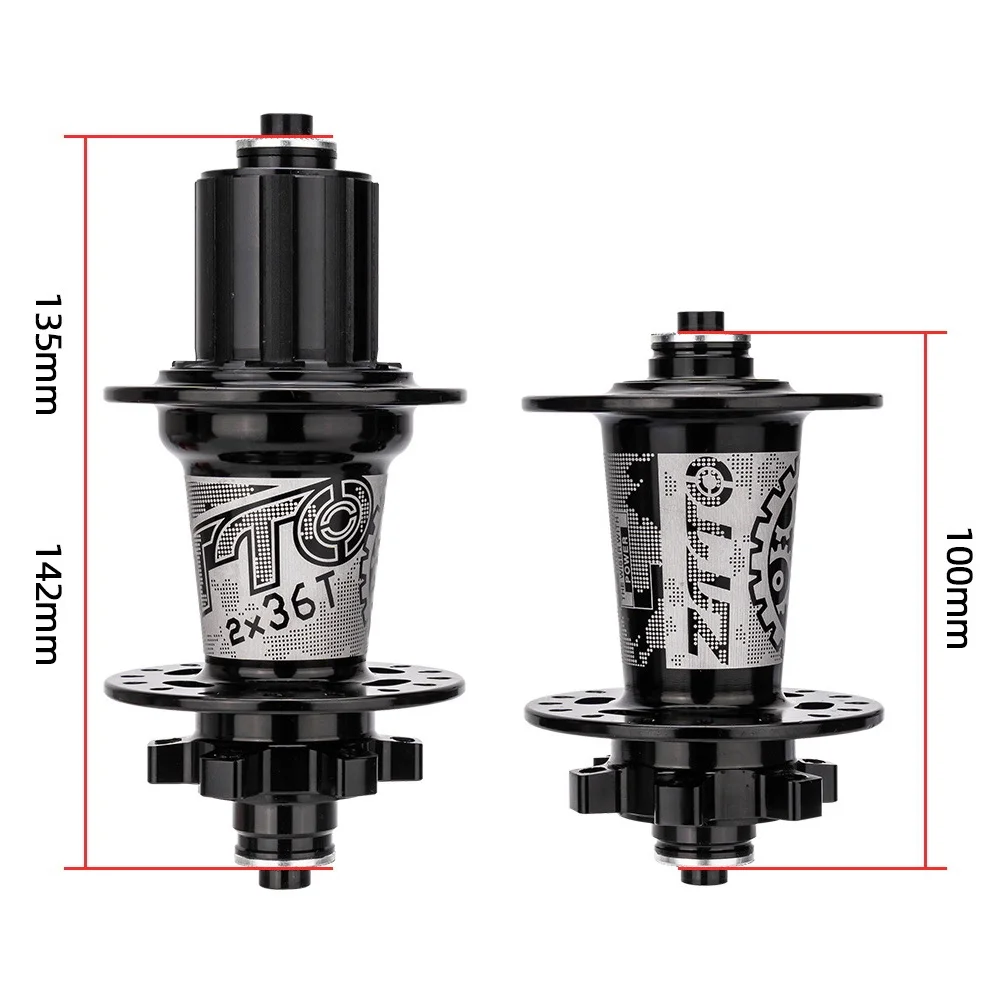 Lixada Mountain Bike Disc Brake Hub 32 Hole 6 Pawls for 8-13 Speed Cassette