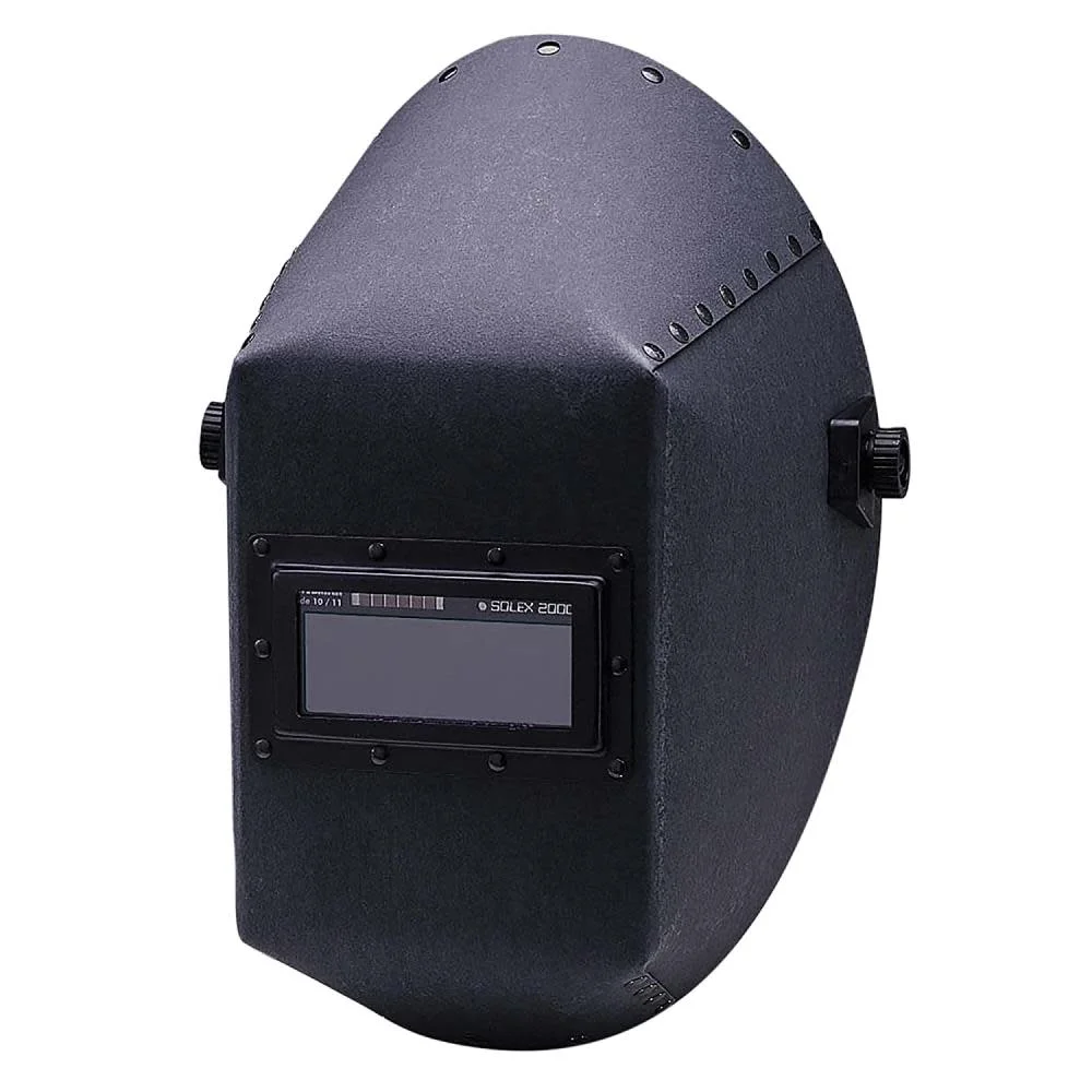 Jackson Safety 411P Fiber Shell Welding Helmet, Shade 10, Black, Universal Size