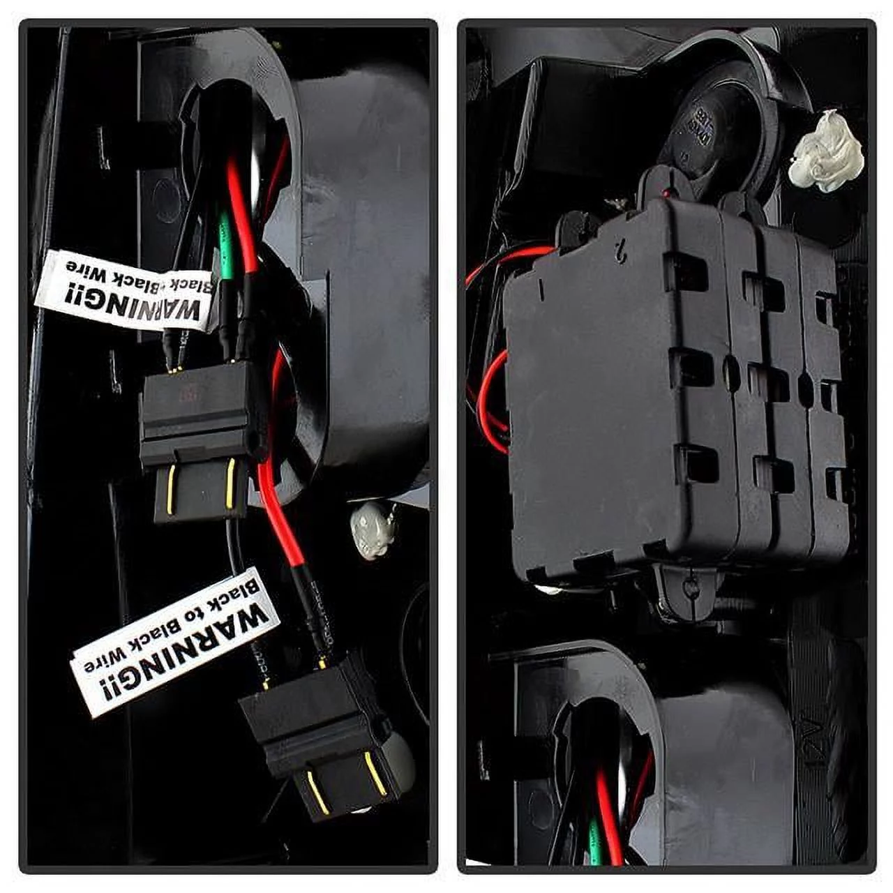 Spyder Chevy Silverado 1500/2500 99-02 (Not Fit Stepside) / GMC Sierra 1500/2500/3500 99-03 LED Tail Lights - Black Fits select: 1999-2001 CHEVROLET SILVERADO, 2002-2007 GMC NEW SIERRA