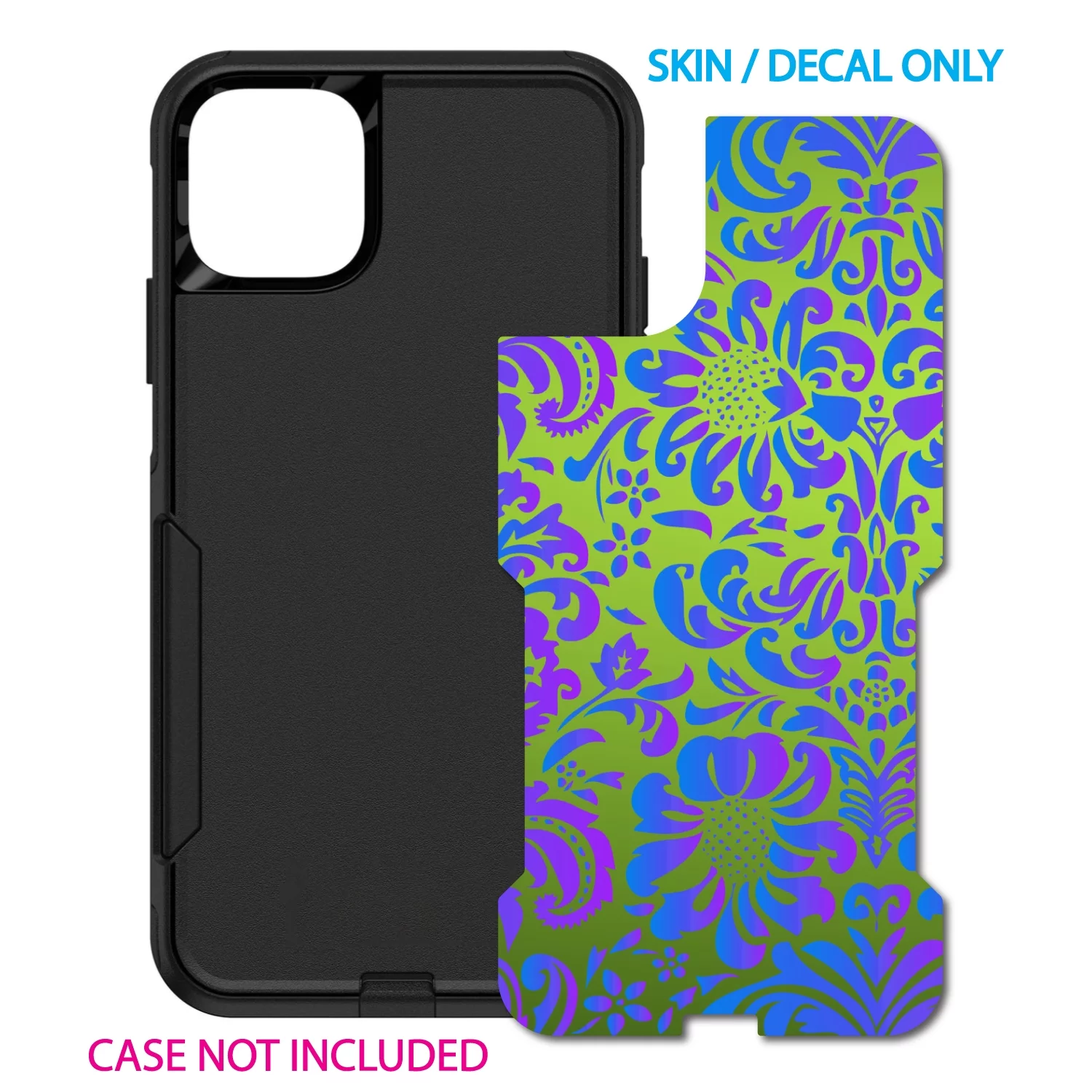 DistinctInk Custom SKIN / DECAL compatible with OtterBox Commuter for iPhone 11 (6.1