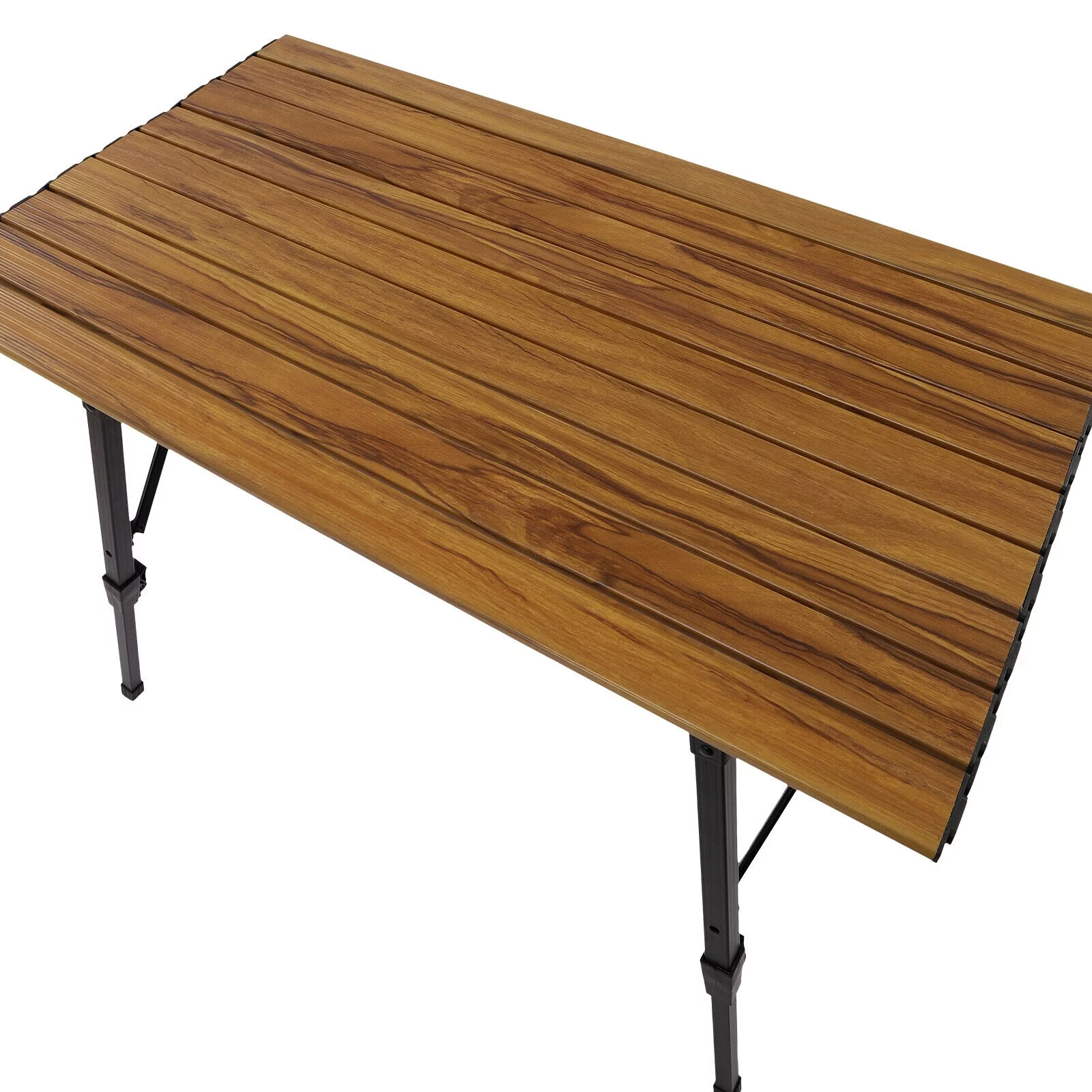 Table for Grill Outdoor BBQ Folding Camping Table Card Table Adjustable Height