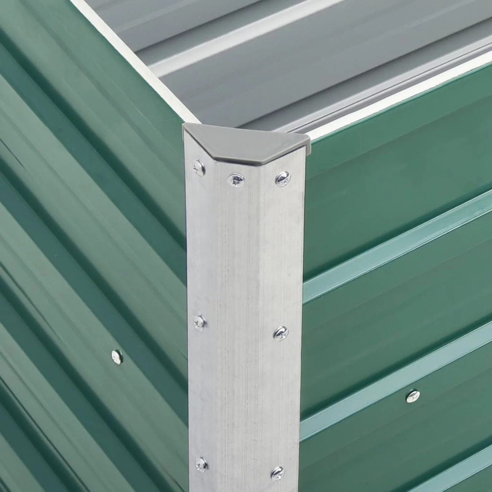 Anself Garden Raised Bed Galvanized Steel 94.5