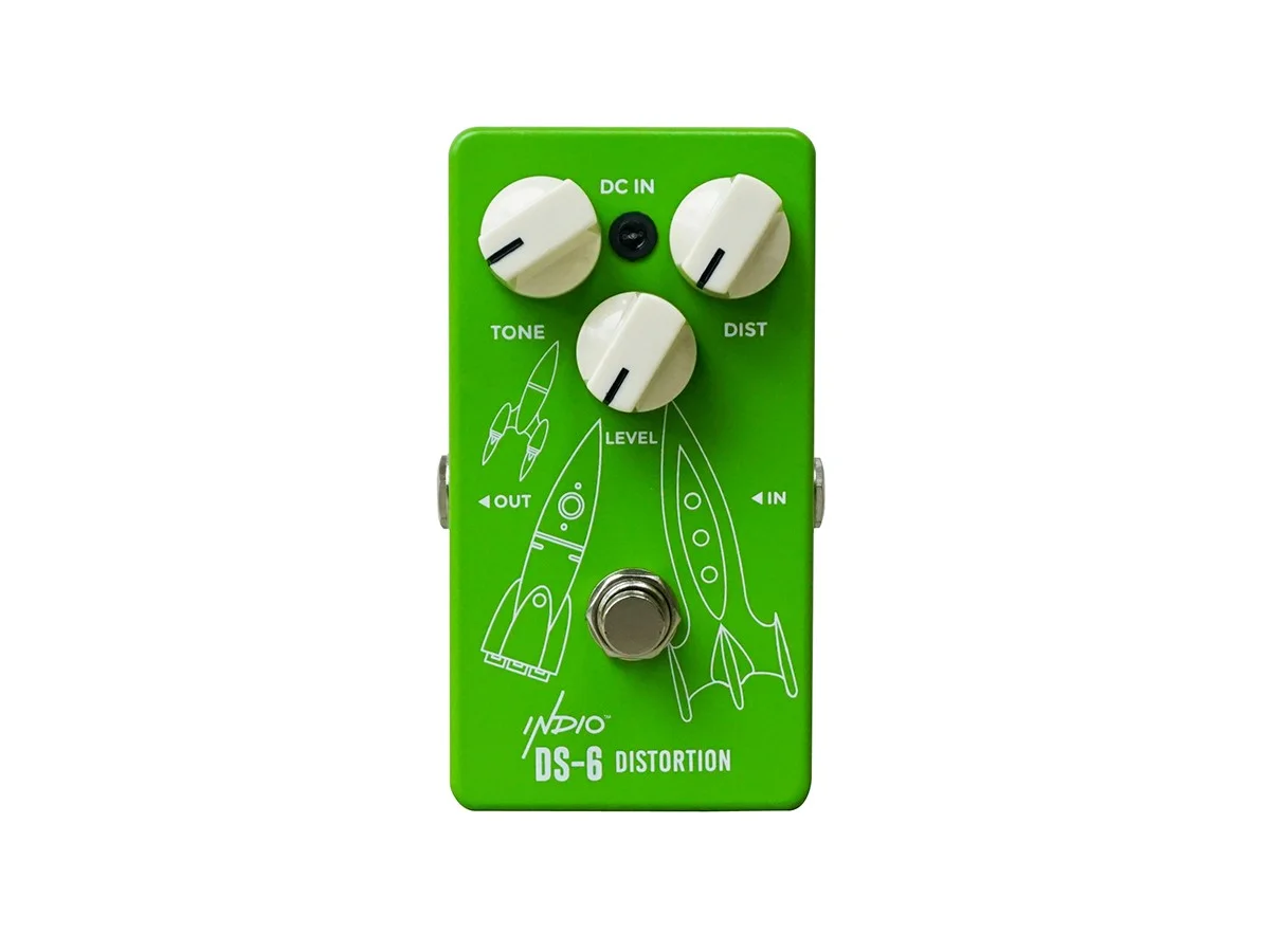 Monoprice DS-6 True Bypass Analog Vintage Distortion Full-size Guitar Effect Pedal - Indio Series