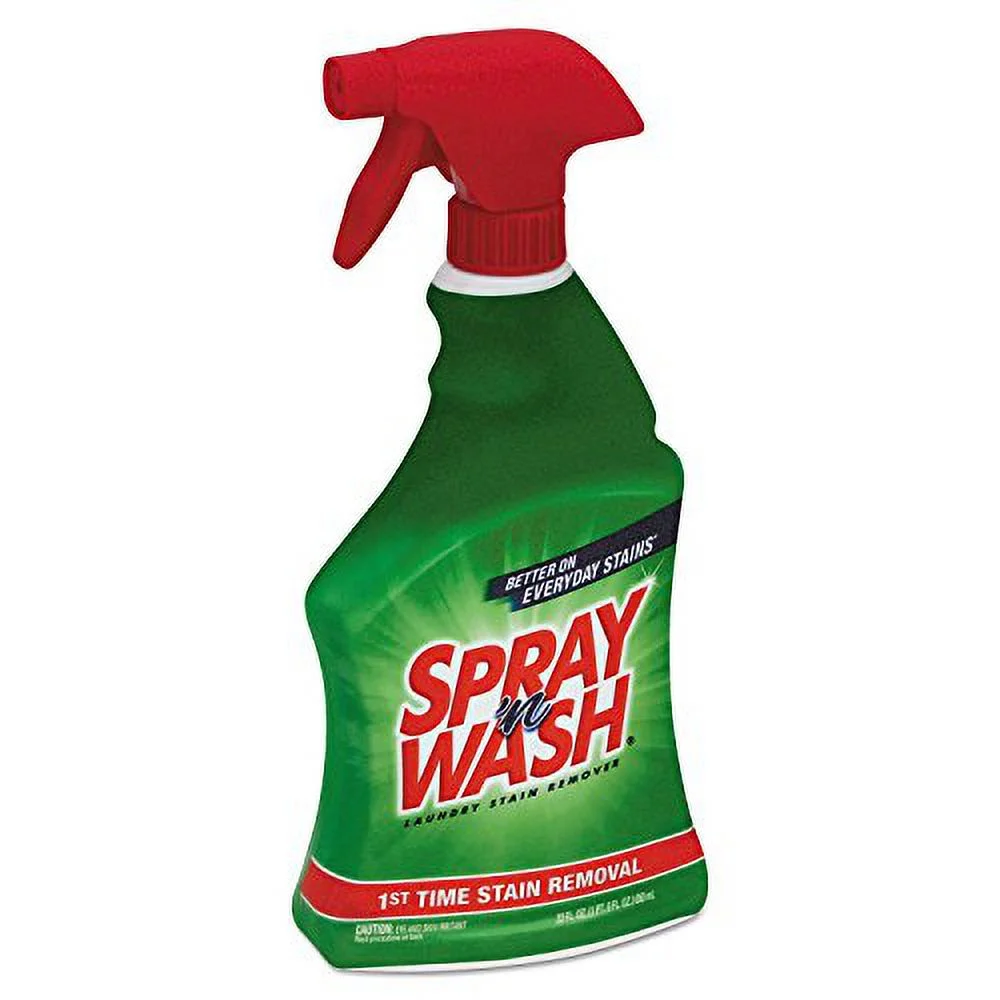 Spray'n Wash 00230 Stain Remover, 22 Oz Spray Bottle, 12/Carton
