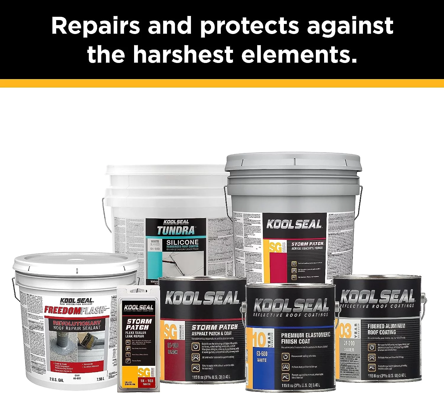 KST Coating 249045 5 gal Kool Seal Blu2White Elastomeric Roof Coating