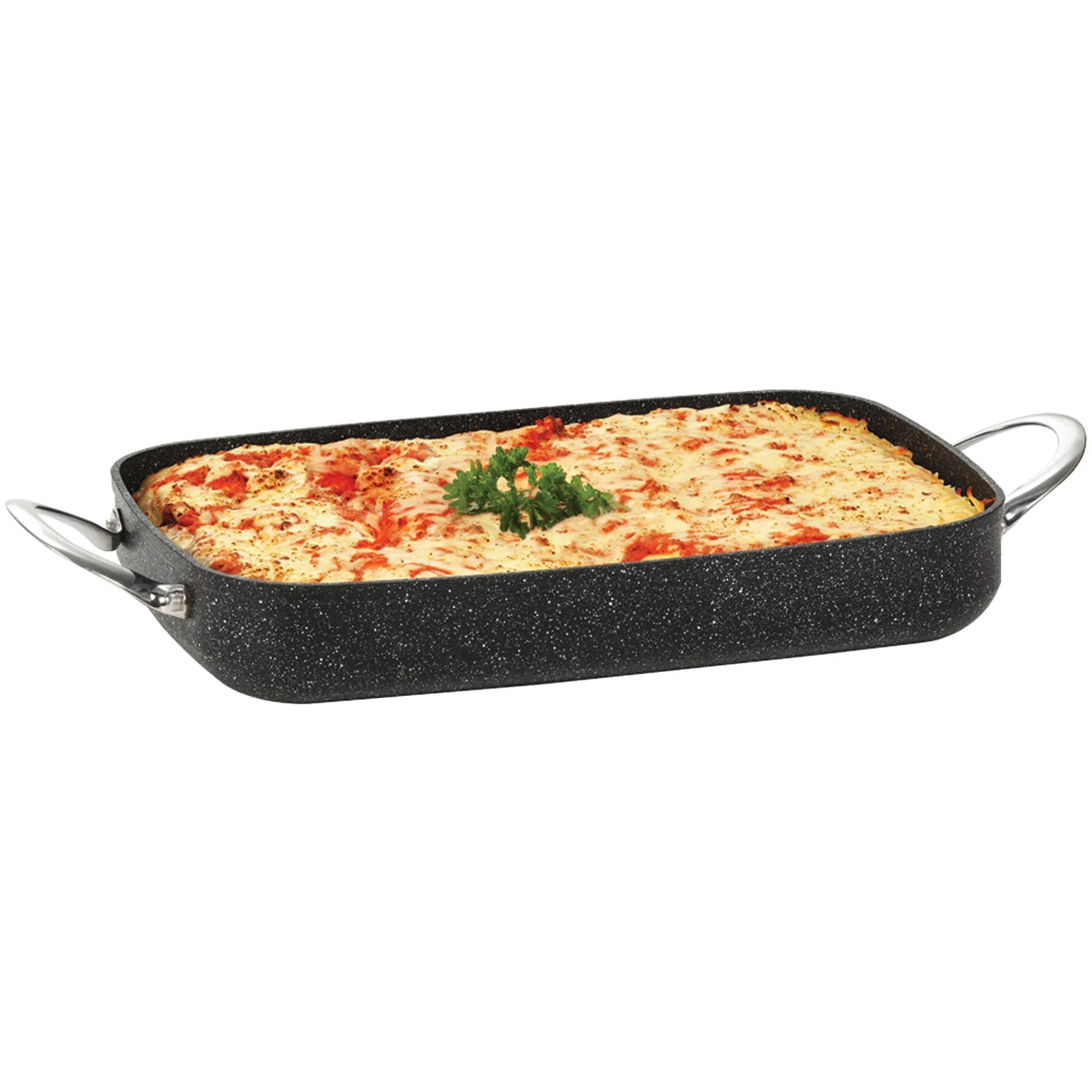 Starfrit SRFT060735 The Rock Oven & Bakeware with Riveted Stainless Steel Handles - Oblong