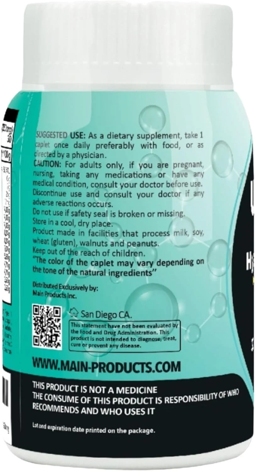 UMARY Hyaluronic Acid - 30 Caplets 850 mg