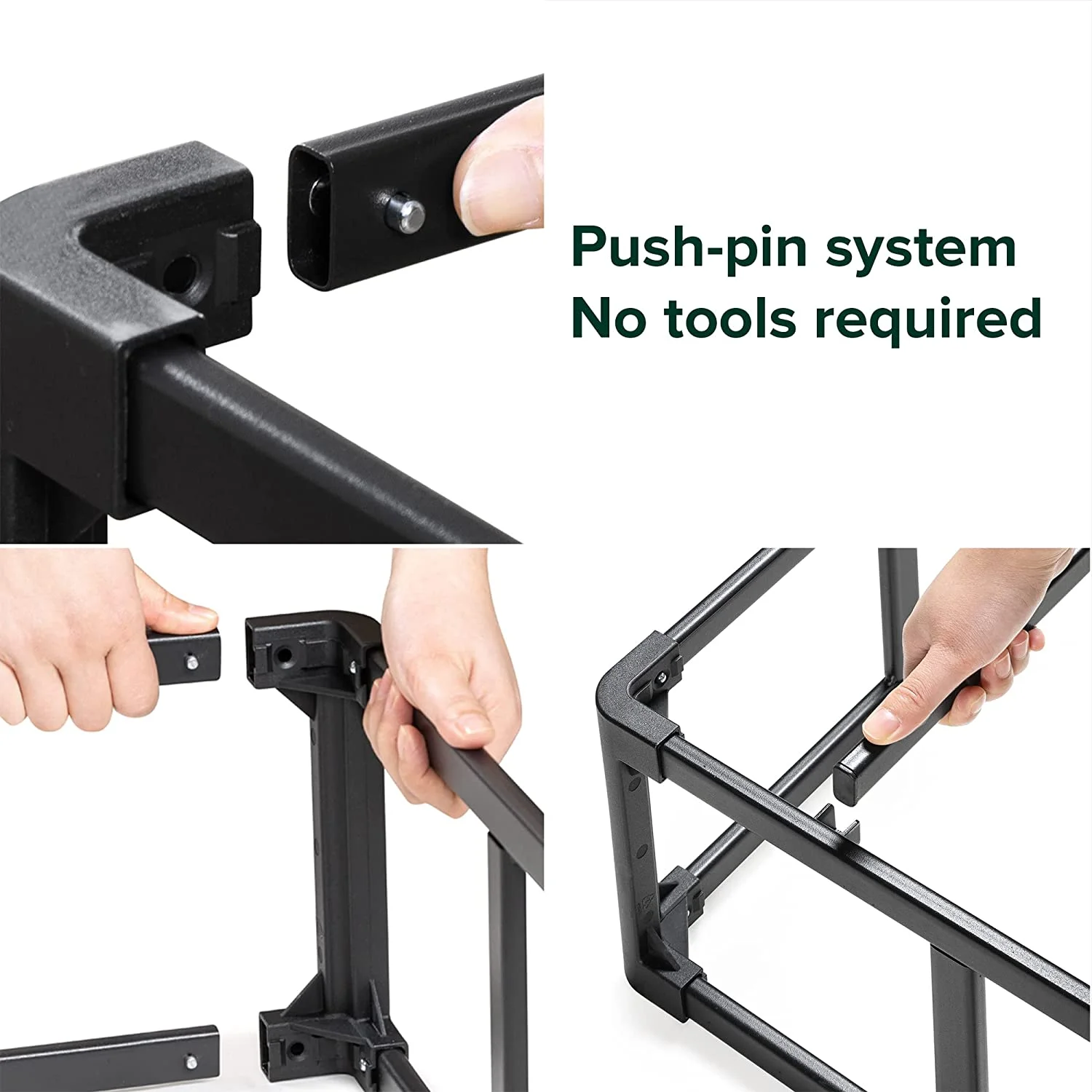 OUWI 5 Inch Metal Smart Box Spring with Quick Assembly / Mattress Foundation / Strong Metal Frame / Easy Assembly, Full