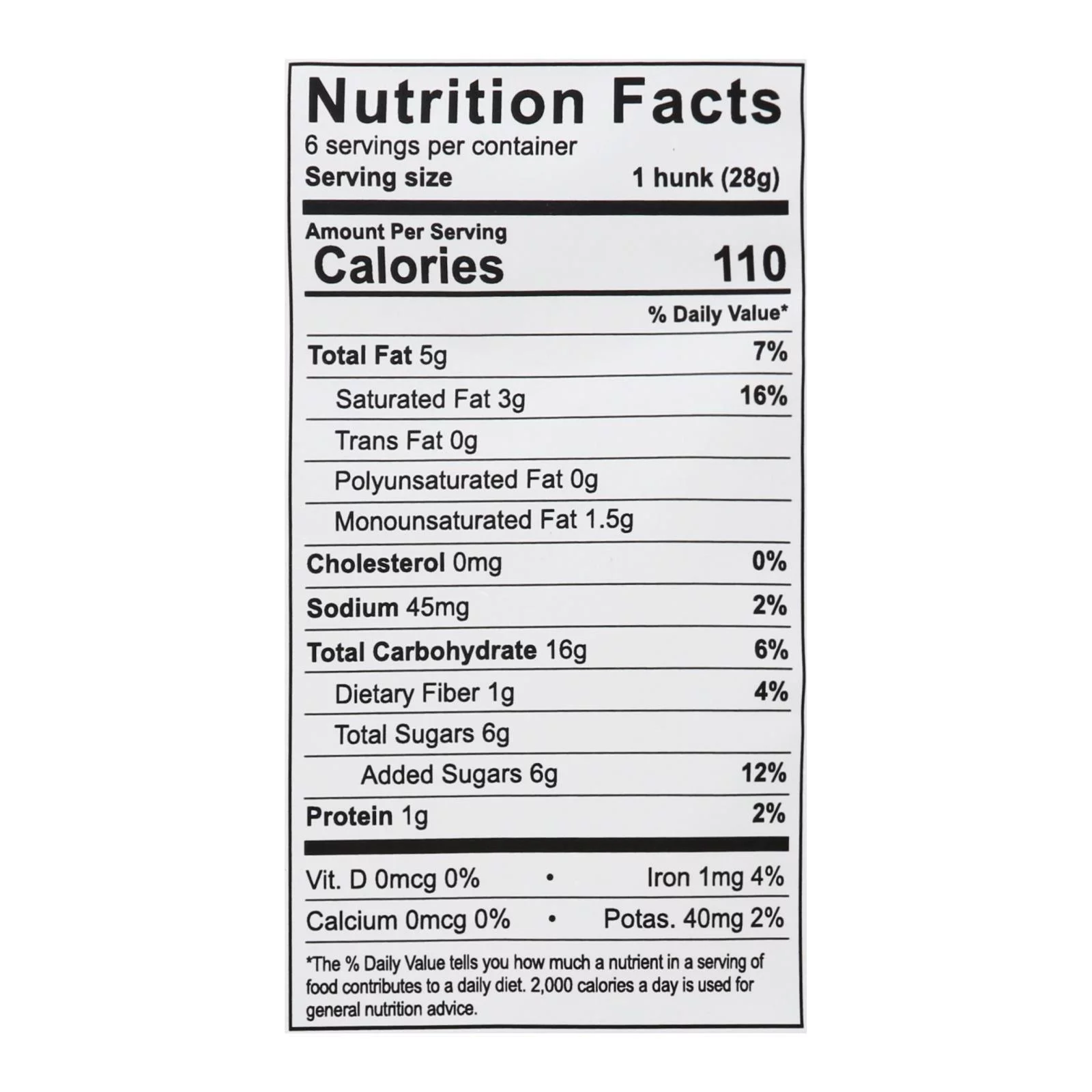 Heavenly Hunks - Cookie Oatmeal Chocolate Chip - Case of 6 - 6 OZ