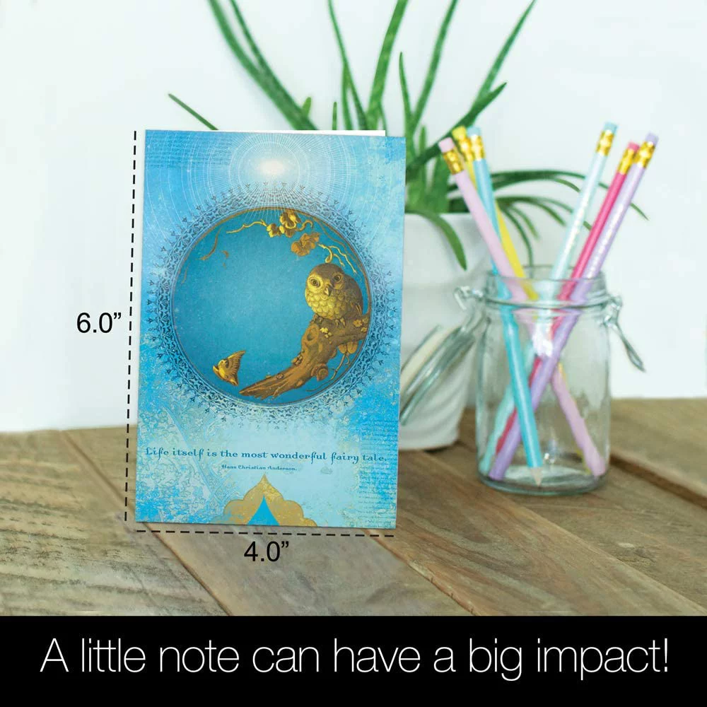 Tree-Free Greetings All Occasion Greeting Card 12 Pack, 4x6, Life Itself (FS66557)