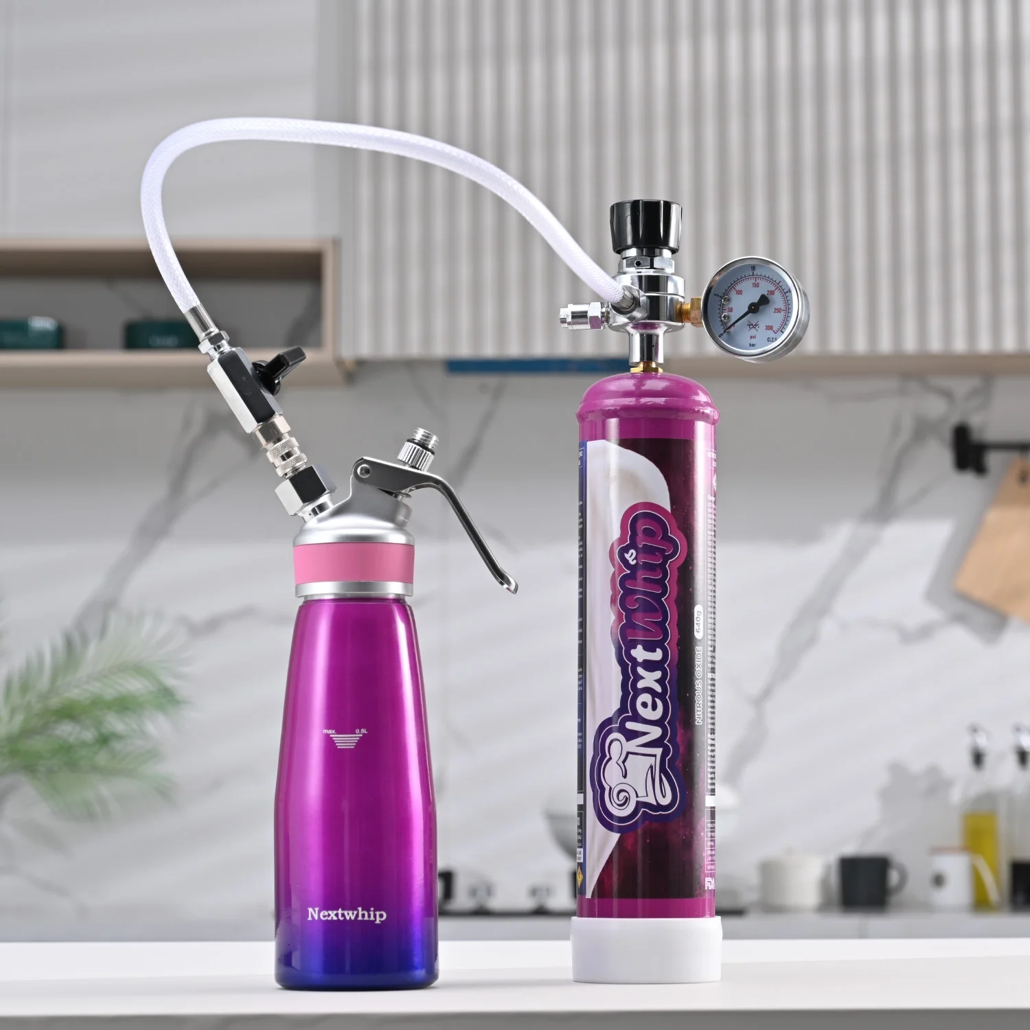 NextWhip Whipped Cream Charger 640g Food-grade N2O Cylinder 6 X Tank