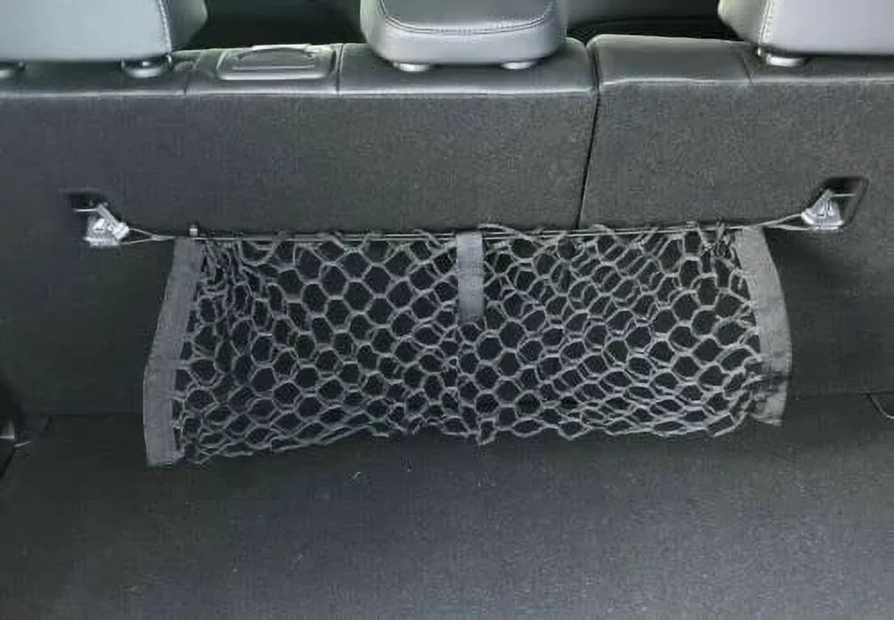 EACCESSORIES EA Trunk Organizer Cargo Net for Hyundai IONIQ 2017-2022 – Envelope Style Cargo Net for Hatchback – Premium Mesh Car Trunk Organizer Vehicle Carrier Storage – Compatible with IONIQ