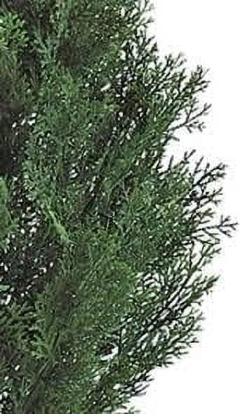 8 Foot Artificial Cedar Topiary Tree Plant In A