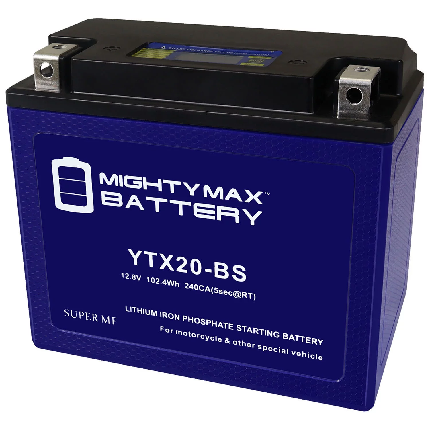 YTX20-BS Lithium Replacement Battery compatible with Arctic Cat 545 S, XT Core 2010-2017