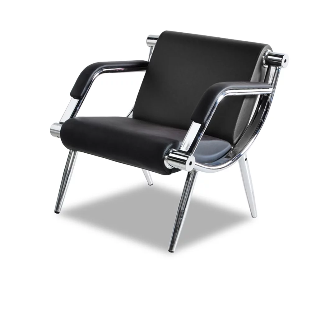 Walsport Office Guest Chair Visitor Reception Chair Waiting Room Sofa,Black