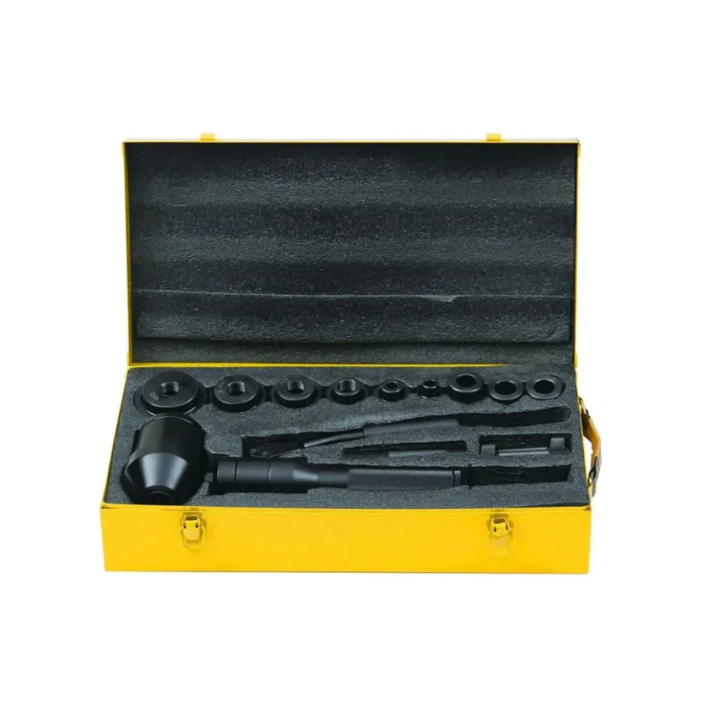 Hydraulic Hole Punch Knockout Set 6 Dies (22-60Mm, 7/8