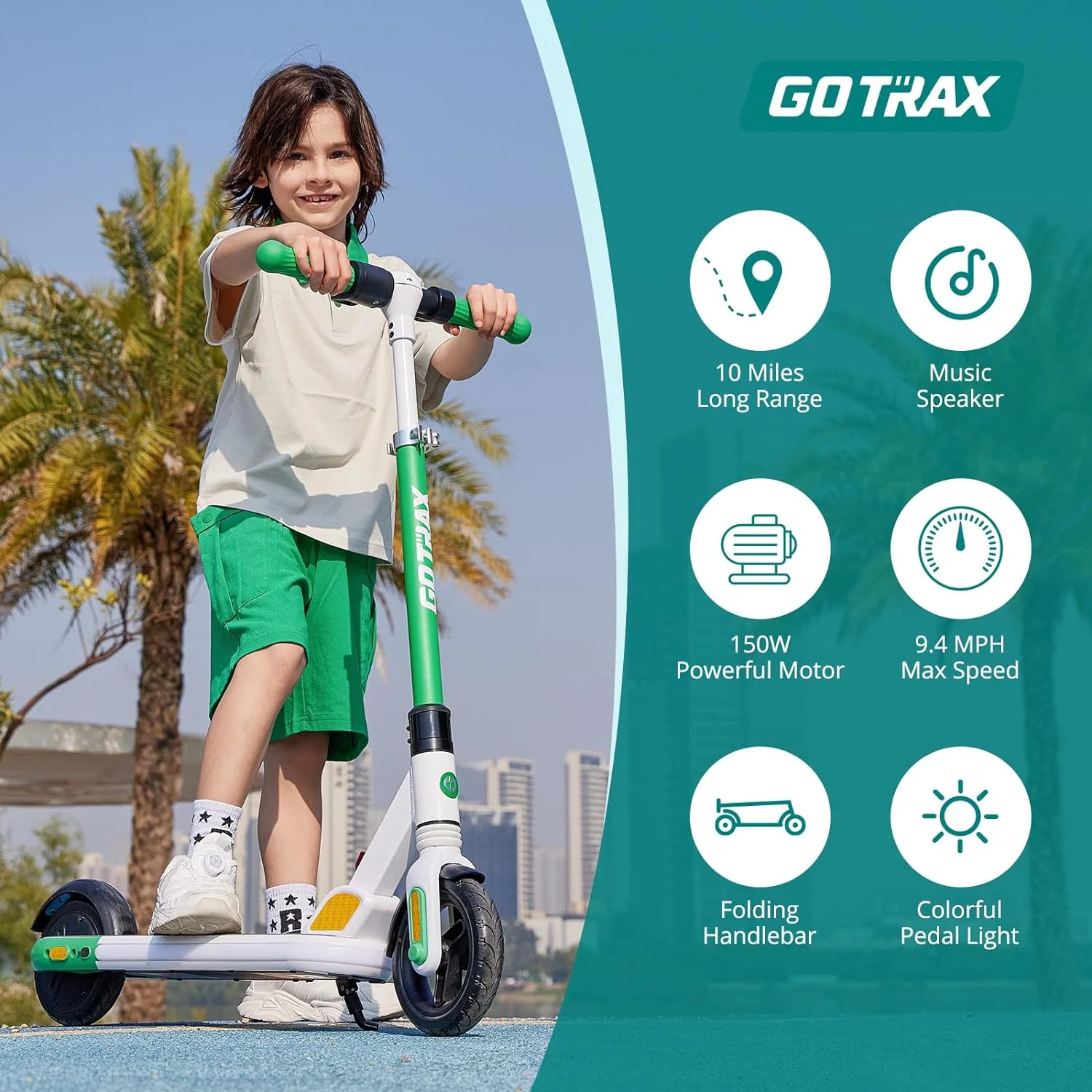 Gotrax GKS Series Electric Scooter for Kid, 6