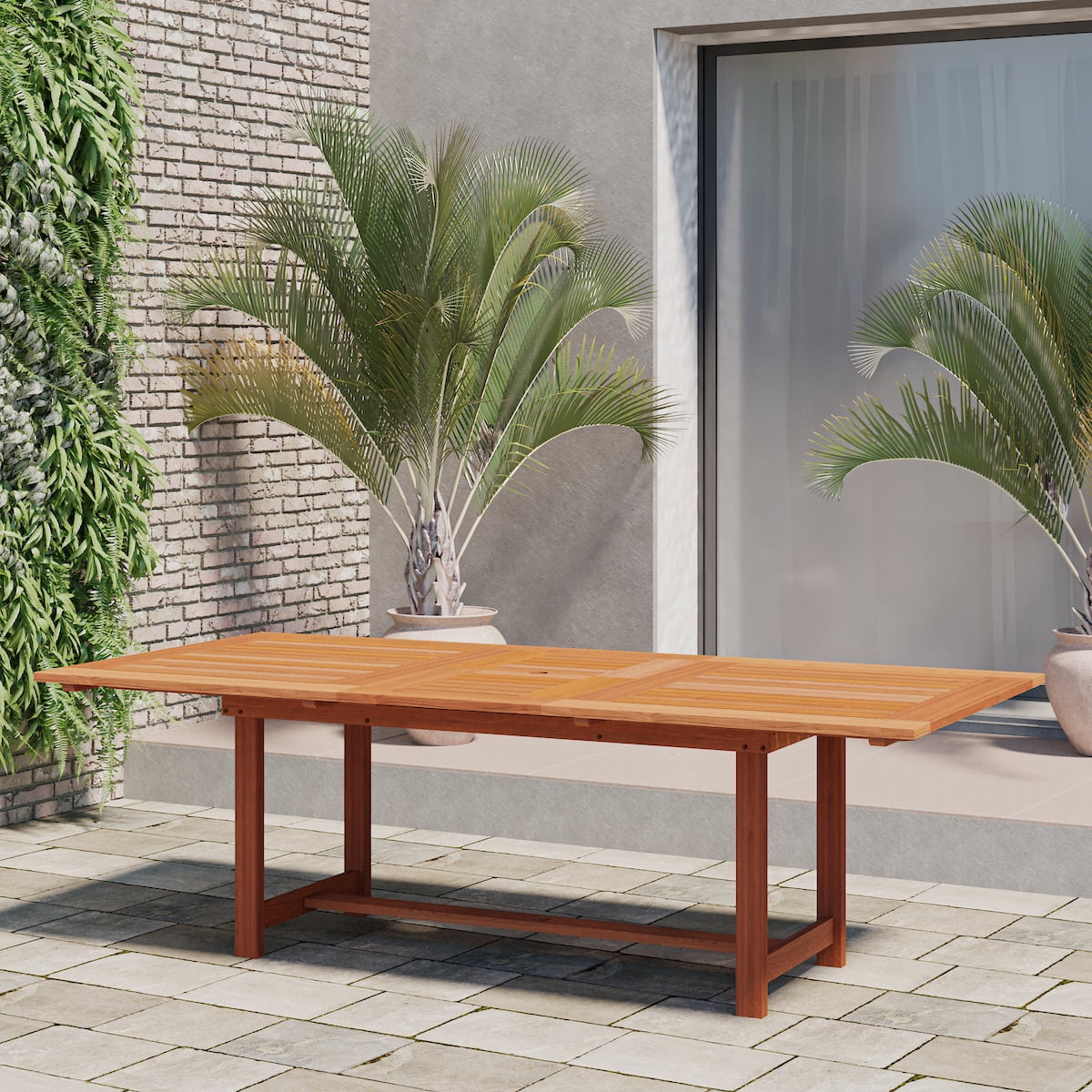 Amazonia Willow 9-Piece Solid Wood 100% FSC Patio Dining Set