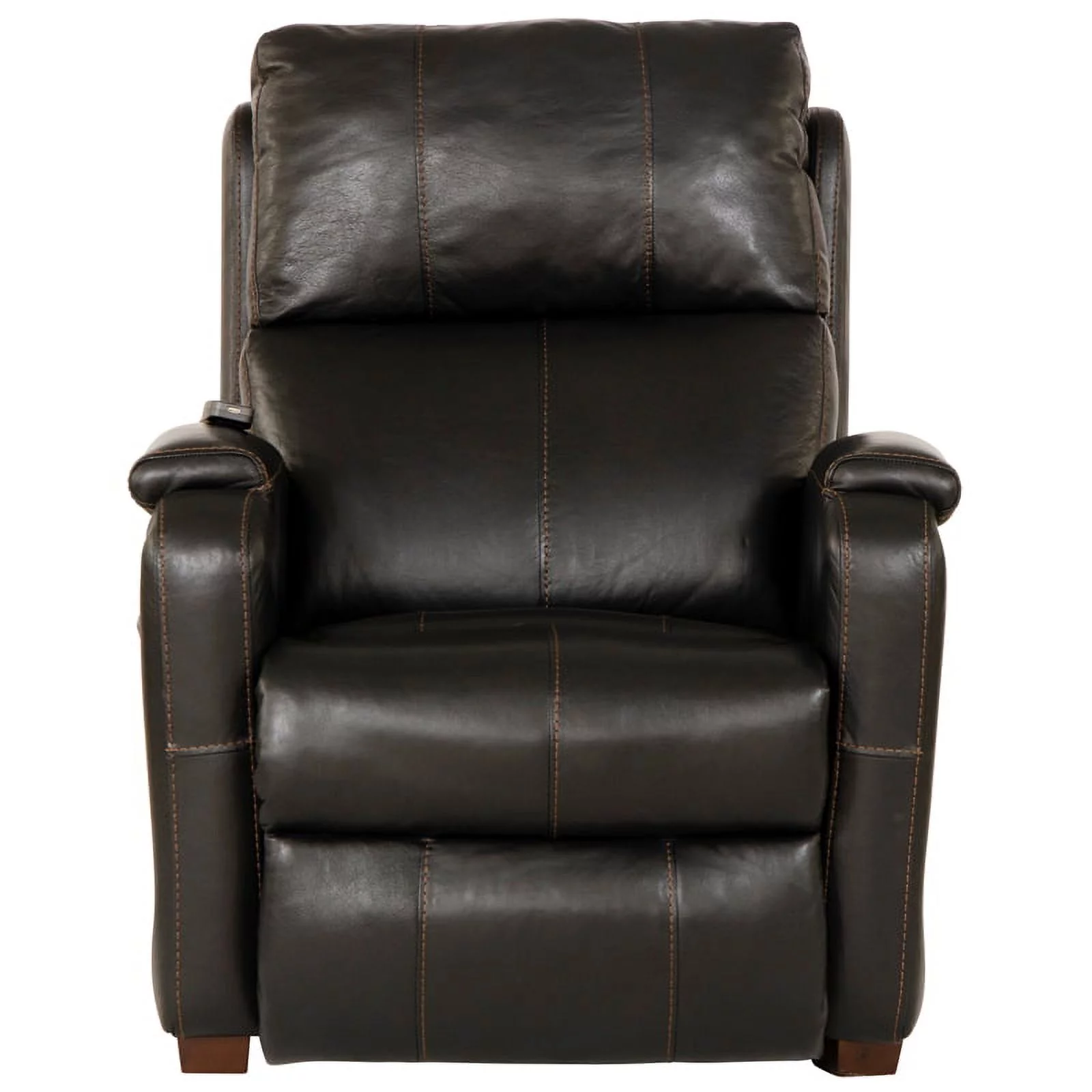 Catnapper Decompress Power Zero Gravity Recliner in Italian Black Leather