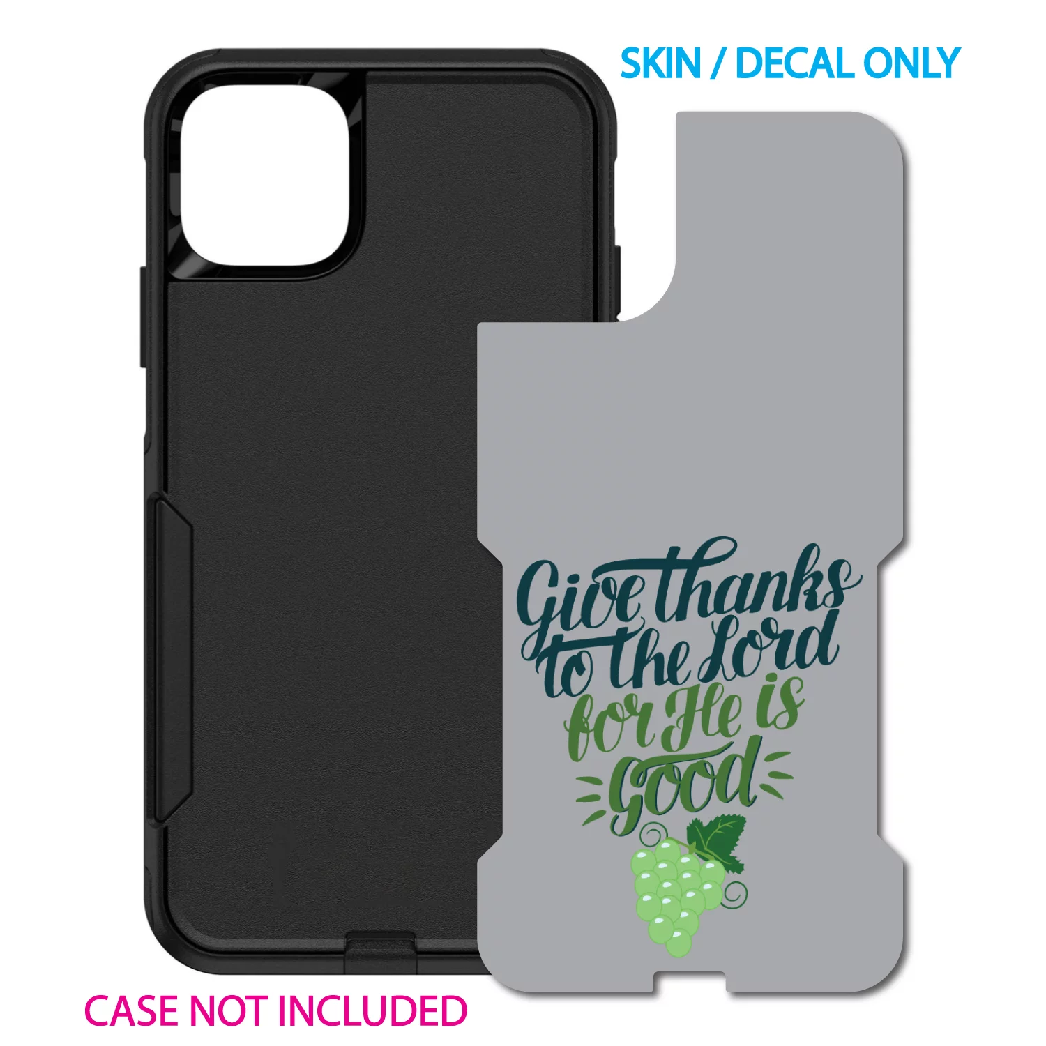 DistinctInk Custom SKIN / DECAL compatible with OtterBox Commuter for iPhone 11 Pro (5.8